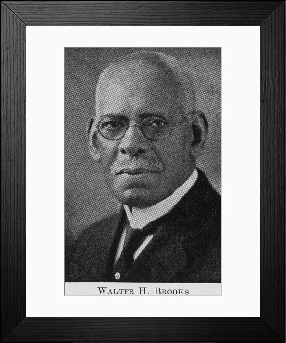 Framed Print : Walter H. Brooks, 1921. Creator: Unknown Framed Print : Walter H. Brooks, 1921. Creator: Unknown