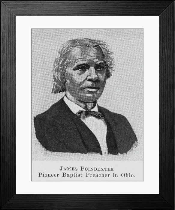 Framed Print : James Poindexter; Pioneer Baptist preacher in Ohio, 1921. Creator: Unknown Framed Print : James Poindexter; Pioneer Baptist preacher in Ohio, 1921. Creator: Unknown