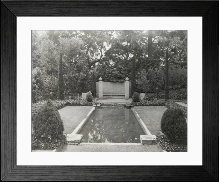 Framed Print : Las Tejas, Oakleigh Thorne house, 170 Picacho Road, Montecito, California, 1923. Creator: Frances Benjamin Johnston. Las Tejas, Oakleigh Thorne house, 170 Picacho Road, Montecito, California, 1923. Creator: Frances Benjamin Johnston Framed Print : Las Tejas, Oakleigh Thorne house, 170 Picacho Road, Montecito, California, 1923. Creator: Frances Benjamin Johnston. Las Tejas, Oakleigh Thorne house, 170 Picacho Road, Montecito, California, 1923. Creator: Frances Benjamin Johnston
