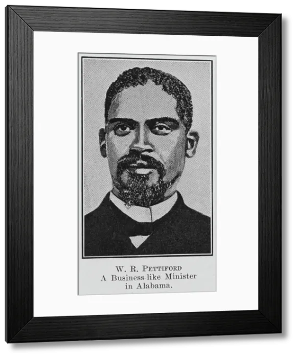 Framed Print : W. R. Pettiford; A business-like Minister in Alabama, 1921. Creator: Unknown