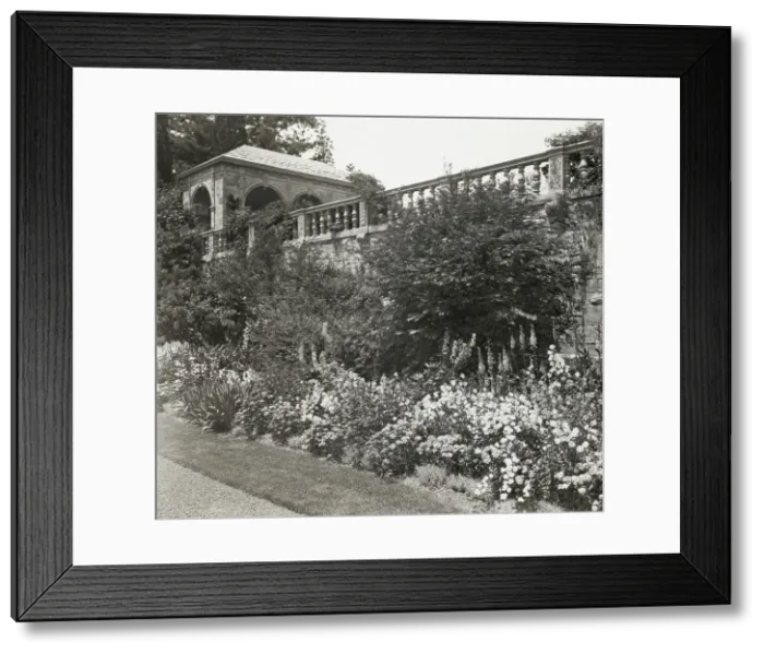Framed Print : Killenworth, George Dupont Pratt house, Glen Cove, New York, c1918. Creator: Frances Benjamin Johnston. Killenworth, George Dupont Pratt house, Glen Cove, New York, c1918. Creator: Frances Benjamin Johnston