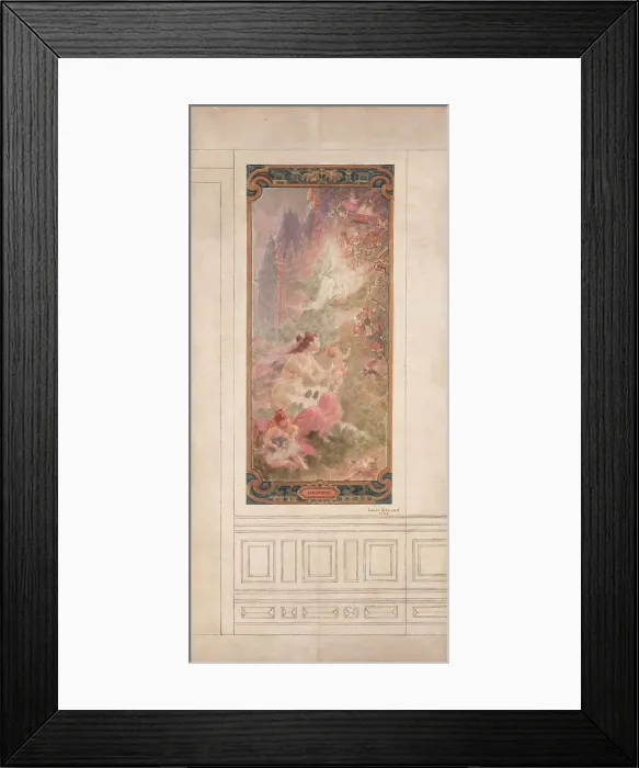 Framed Print : Esquisse pour la salle des fêtes de la mairie du 10ème arrondissement : Les jouets, 1906. Creator: Louis Beroud Framed Print : Esquisse pour la salle des fêtes de la mairie du 10ème arrondissement : Les jouets, 1906. Creator: Louis Beroud