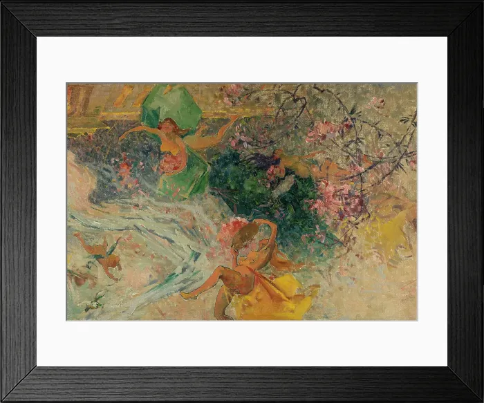 Framed Print : Esquisse pour la mairie d'Aubervilliers : Allégorie (plafond de la salle des fêtes), 1906. Creator: Henri Gaston Darien Framed Print : Esquisse pour la mairie d'Aubervilliers : Allégorie (plafond de la salle des fêtes), 1906. Creator: Henri Gaston Darien