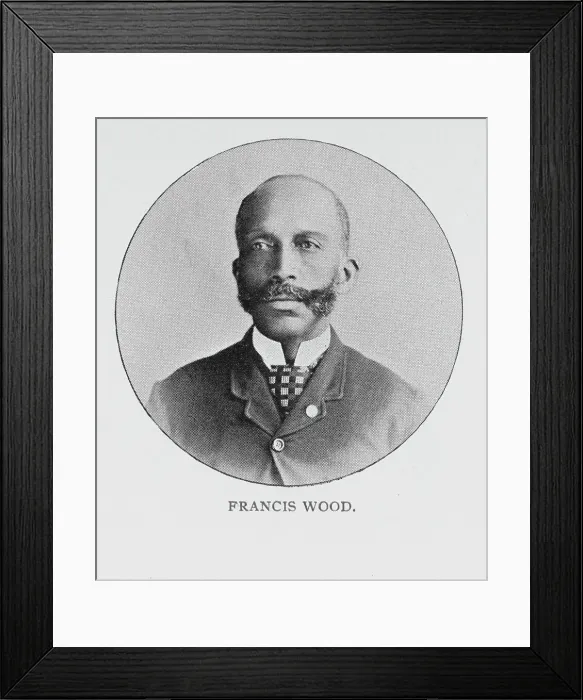 Framed Print : Francis Wood, 1894. Creator: Unknown Framed Print : Francis Wood, 1894. Creator: Unknown