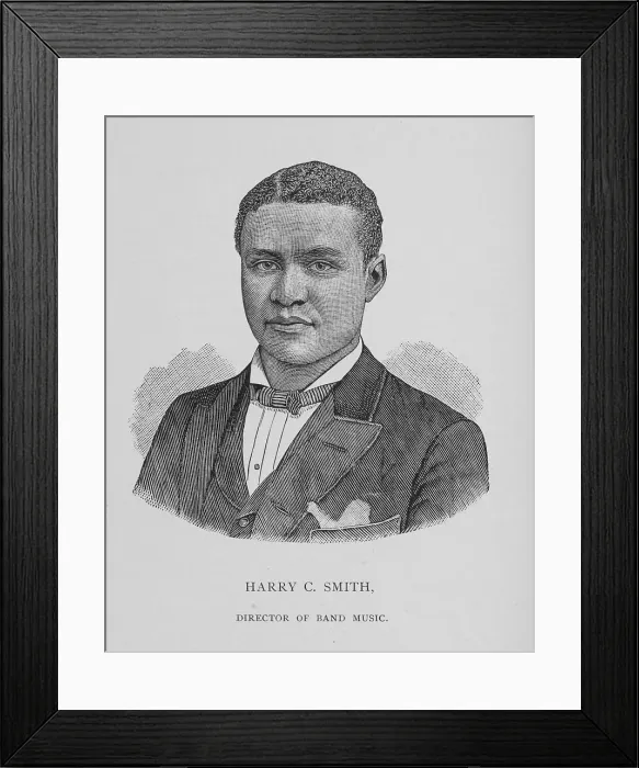 Framed Print : Harry C. Smith, Director of Band Music, 1888. Creator: Unknown Framed Print : Harry C. Smith, Director of Band Music, 1888. Creator: Unknown