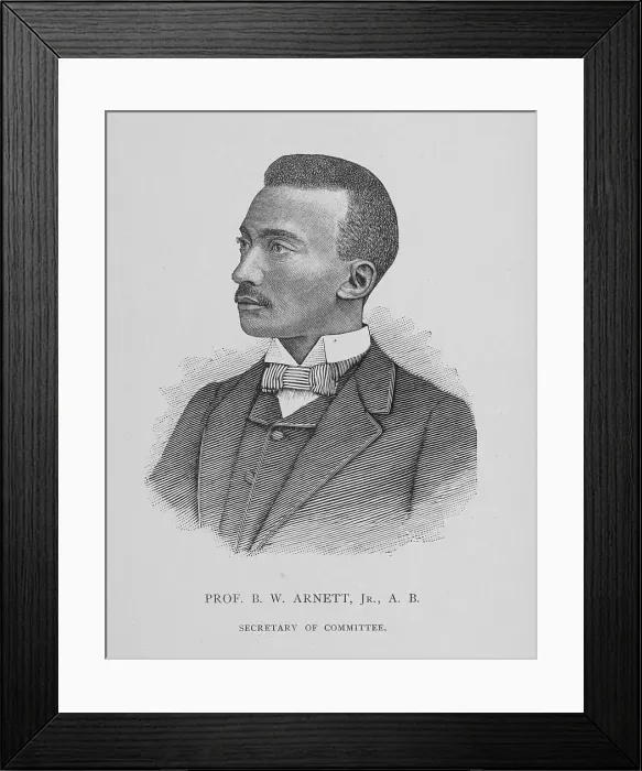 Framed Print : Prof. B. W. Arnett, Jr. A. B. 1888. Creator: Unknown Framed Print : Prof. B. W. Arnett, Jr. A. B. 1888. Creator: Unknown