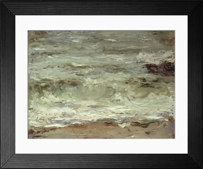 Framed Print : La vague, 1911. Creator: Alfred Philippe Roll Framed Print : La vague, 1911. Creator: Alfred Philippe Roll