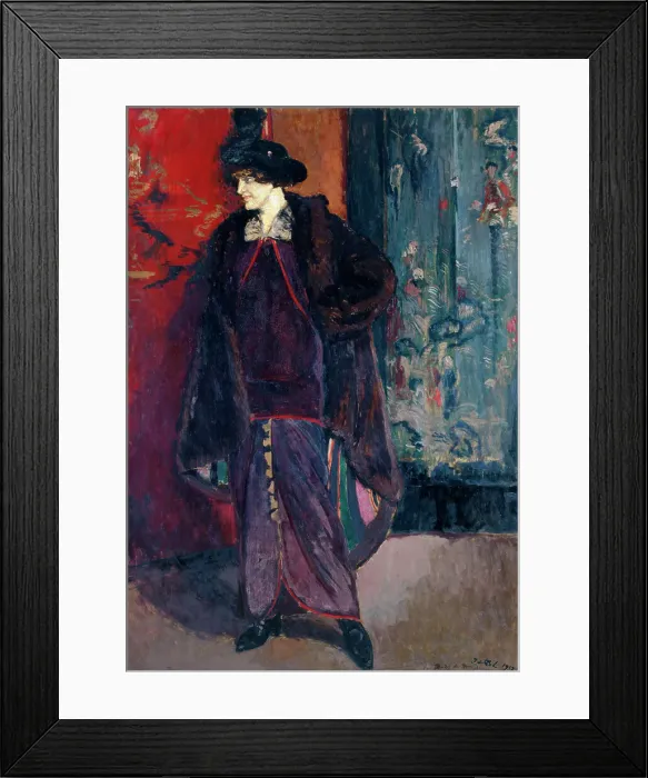Framed Print : Portrait de Daisy de Broglie, 1912. Creator: Jacques Emile Blanche Framed Print : Portrait de Daisy de Broglie, 1912. Creator: Jacques Emile Blanche
