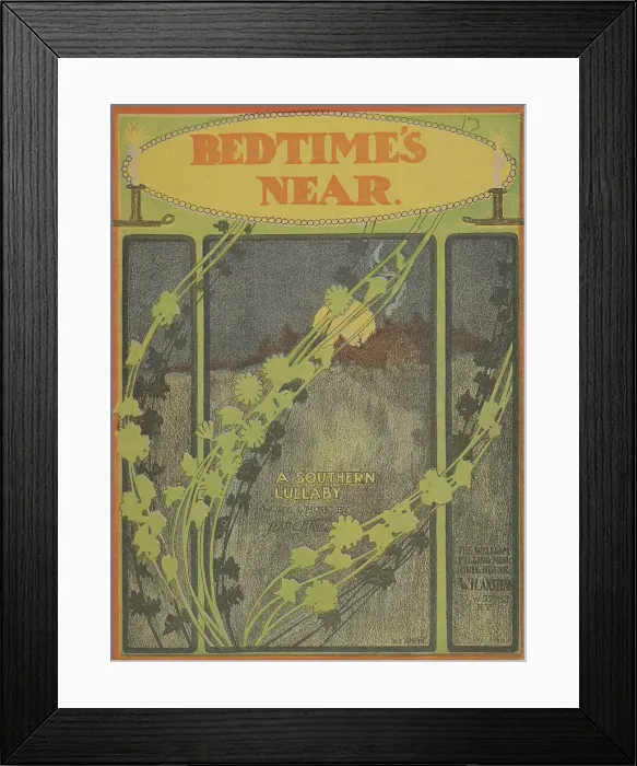 Framed Print : Bedtime's near, 1900. Creator: R.S. Ament Framed Print : Bedtime's near, 1900. Creator: R.S. Ament