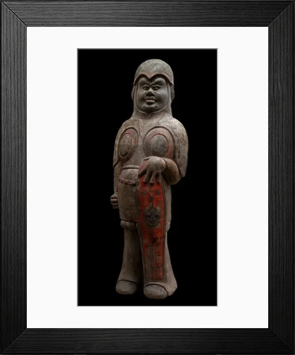 Framed Print : Tomb Guardian. Tomb of Lou Rui, 570. Creator: Chinese Master Framed Print : Tomb Guardian. Tomb of Lou Rui, 570. Creator: Chinese Master