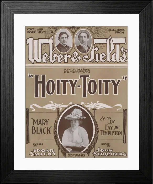 Framed Print : Mary Black, 1901. Creator: Unknown Framed Print : Mary Black, 1901. Creator: Unknown