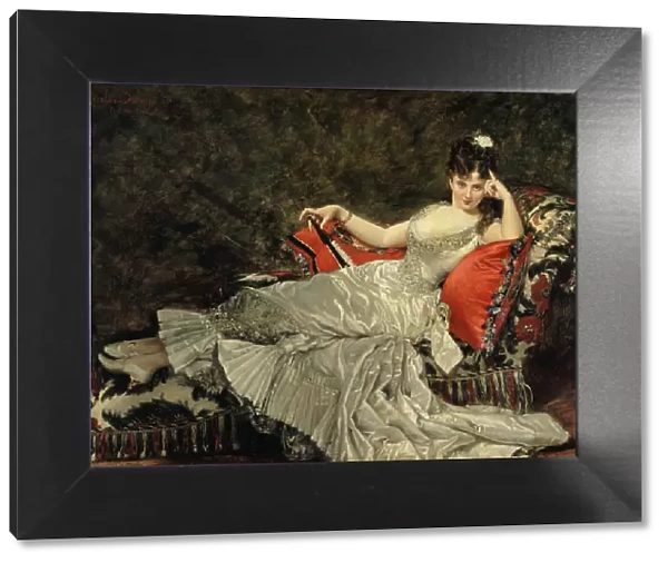 Portrait de Mademoiselle de Lancey, 05–1876. Creator: Charles Emile Auguste Carolus-Duran