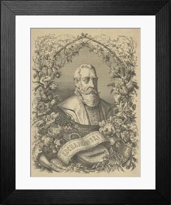 Framed Print : Portrait of the poet Jan Kochanowski (1530-1584), 1884. Creator: Kossak, Juliusz Fortunat (1824-1899) Framed Print : Portrait of the poet Jan Kochanowski (1530-1584), 1884. Creator: Kossak, Juliusz Fortunat (1824-1899)