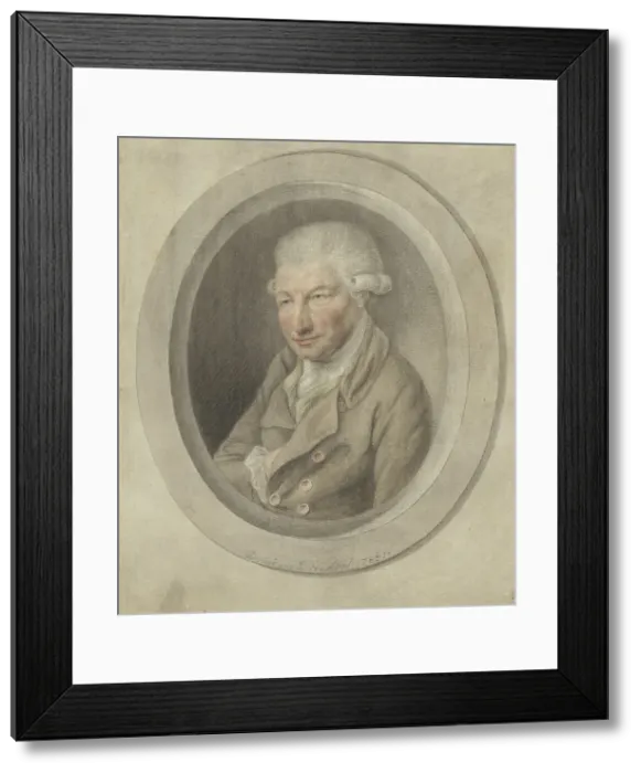 Framed Print : Portrait of Carl Friedrich Abel (1723-1787), 1786. Creator: Abel, Ernst Heinrich (1721-1787) Framed Print : Portrait of Carl Friedrich Abel (1723-1787), 1786. Creator: Abel, Ernst Heinrich (1721-1787)