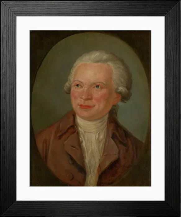 Framed Print : Portrait of the Composer Johann Abraham Peter Schulz (1747-1800), 1790. Creator: Frisch, Johann Christoph (1738-1815) Framed Print : Portrait of the Composer Johann Abraham Peter Schulz (1747-1800), 1790. Creator: Frisch, Johann Christoph (1738-1815)