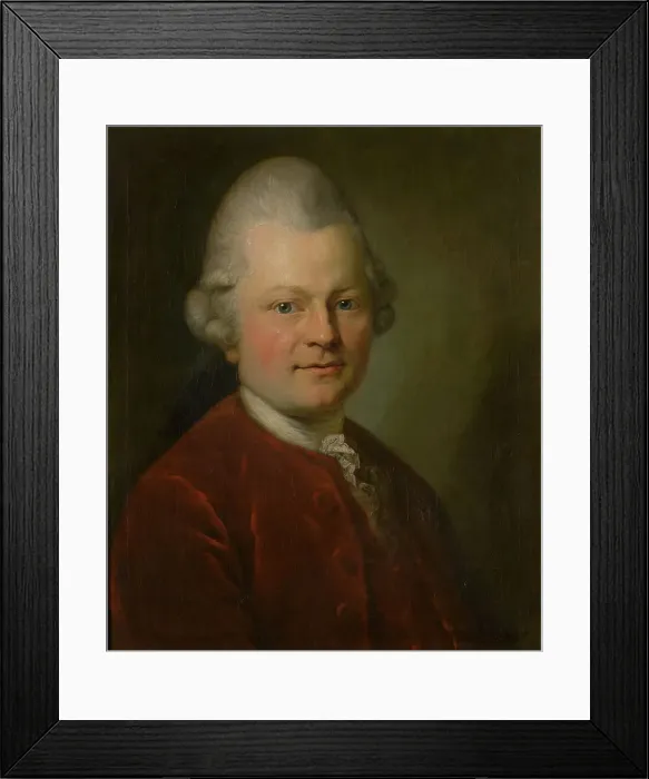 Framed Print : Portrait of Gotthold Ephraim Lessing (1729-1781), 1771. Creator: Graff, Anton (1736-1813) Framed Print : Portrait of Gotthold Ephraim Lessing (1729-1781), 1771. Creator: Graff, Anton (1736-1813)