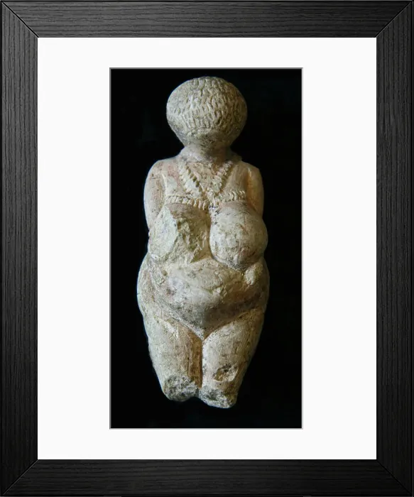 Framed Print : Venus figurine of Kostenki, ca 25.000 BC. Creator: Prehistoric art Framed Print : Venus figurine of Kostenki, ca 25.000 BC. Creator: Prehistoric art