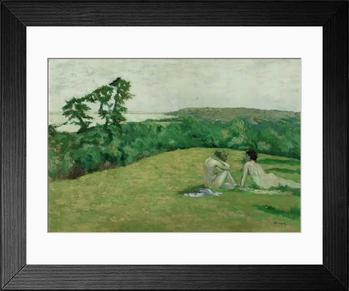 Framed Print : Devant la mer (Varengeville), before 1910. Creator: Ker Xavier Roussel Framed Print : Devant la mer (Varengeville), before 1910. Creator: Ker Xavier Roussel