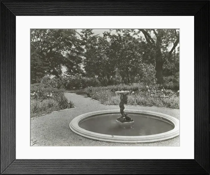 Framed Print : Lake Terrace, John Stoughton Newberry, Jr. house, 99 Lake Shore Drive, Grosse Pointe... 1917. Creator: Frances Benjamin Johnston. Lake Terrace, John Stoughton Newberry, Jr. house, 99 Lake Shore Drive, Grosse Pointe... 1917