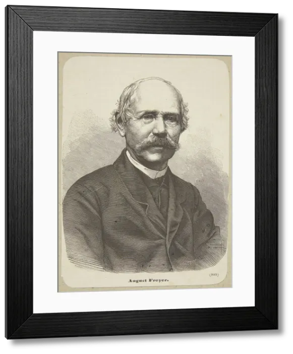 Framed Print : Portrait of the organist and composer Karol August Freyer (1801-1883). Creator: Styfi, Jan (1841-1921) Framed Print : Portrait of the organist and composer Karol August Freyer (1801-1883). Creator: Styfi, Jan (1841-1921)