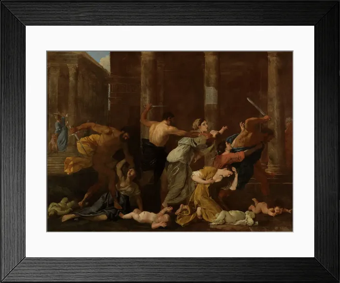 Framed Print : Le Massacre des Innocents, between 1626 and 1627. Creator: Nicolas Poussin Framed Print : Le Massacre des Innocents, between 1626 and 1627. Creator: Nicolas Poussin