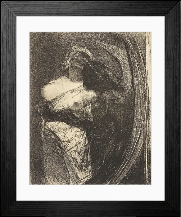 Framed Print : Les diables froids (The Cold Devils), 1905. Creator: Rops, Félicien (1833-1898) Framed Print : Les diables froids (The Cold Devils), 1905. Creator: Rops, Félicien (1833-1898)