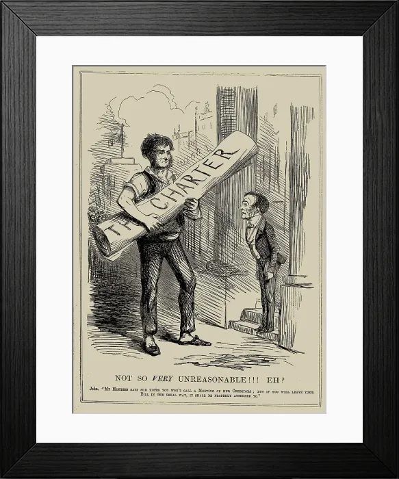 Framed Print : Not So Very Unreasonable!!! Eh? (from Punch'), 1848. Creator: Anonymous. Not So Very Unreasonable!!! Eh? (from Punch'), 1848. Creator: Anonymous Framed Print : Not So Very Unreasonable!!! Eh? (from Punch'), 1848. Creator: Anonymous. Not So Very Unreasonable!!! Eh? (from Punch'), 1848. Creator: Anonymous