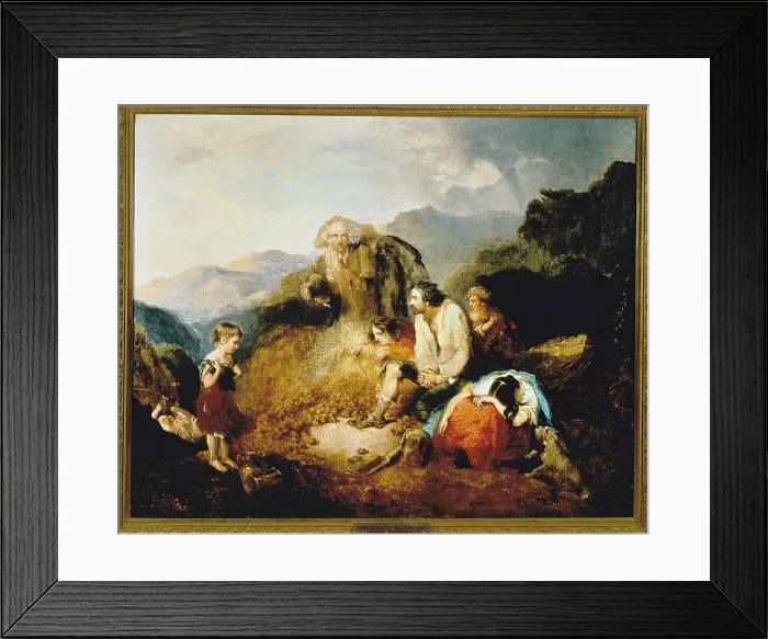 Framed Print : The Potato Blight, 1847. Creator: MacDonald, Daniel (1821-1853) Framed Print : The Potato Blight, 1847. Creator: MacDonald, Daniel (1821-1853)
