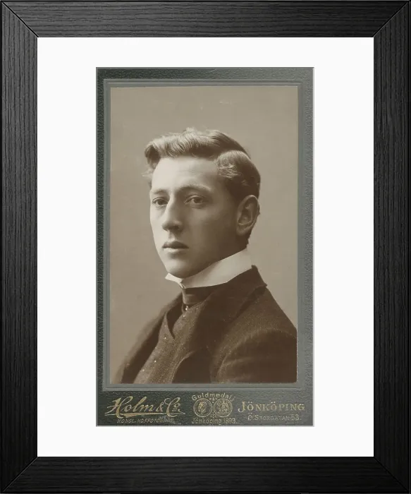 Framed Print : Portrait of the painter John Bauer (1882-1918). Creator: Photo studio Holm & Co.. Portrait of the painter John Bauer (1882-1918). Creator: Photo studio Holm & Co Framed Print : Portrait of the painter John Bauer (1882-1918). Creator: Photo studio Holm & Co.. Portrait of the painter John Bauer (1882-1918). Creator: Photo studio Holm & Co