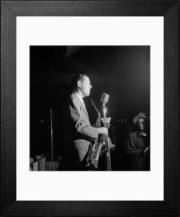 Framed Print : Portrait of Tex Beneke, New York, N.Y.(?), ca. Jan. 1947. Creator: William Paul Gottlieb Framed Print : Portrait of Tex Beneke, New York, N.Y.(?), ca. Jan. 1947. Creator: William Paul Gottlieb