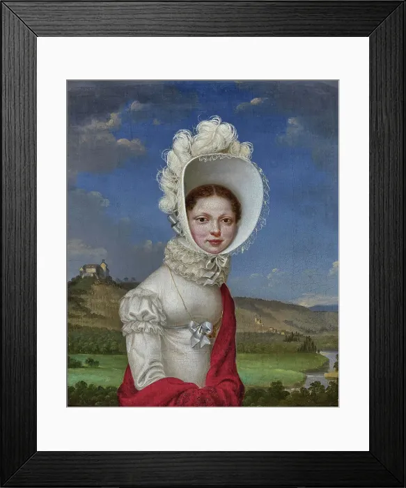 Framed Print : Grand Duchess Catherine Pavlovna of Russia (1788-1819), Queen of Württemberg, 1819. Creator: Stirnbrand, Franz Seraph (ca 1788-1882) Framed Print : Grand Duchess Catherine Pavlovna of Russia (1788-1819), Queen of Württemberg, 1819. Creator: Stirnbrand, Franz Seraph (ca 1788-1882)
