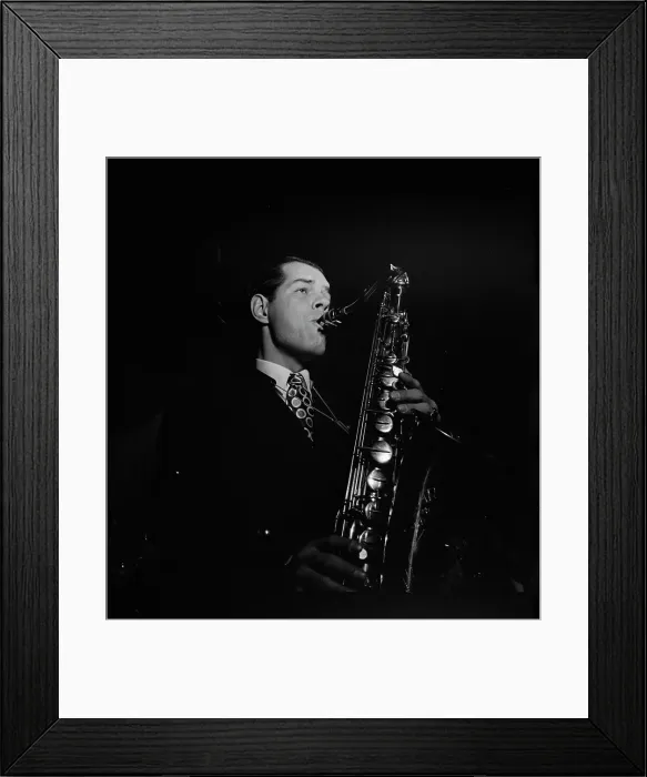 Framed Print : Portrait of Tex Beneke, New York, N.Y.(?), ca. Jan. 1947. Creator: William Paul Gottlieb Framed Print : Portrait of Tex Beneke, New York, N.Y.(?), ca. Jan. 1947. Creator: William Paul Gottlieb
