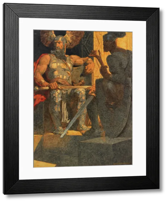 Framed Print : The Grimly Hagen, c. 1930. Creator: Rothaug, Alexander (1870-1946) Framed Print : The Grimly Hagen, c. 1930. Creator: Rothaug, Alexander (1870-1946)