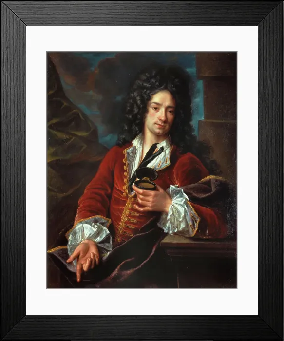 Framed Print : Gentilhomme prisant du tabac, between 1694 and 1734. Creators: Alexis Simon Belle, Robert Tournieres Framed Print : Gentilhomme prisant du tabac, between 1694 and 1734. Creators: Alexis Simon Belle, Robert Tournieres