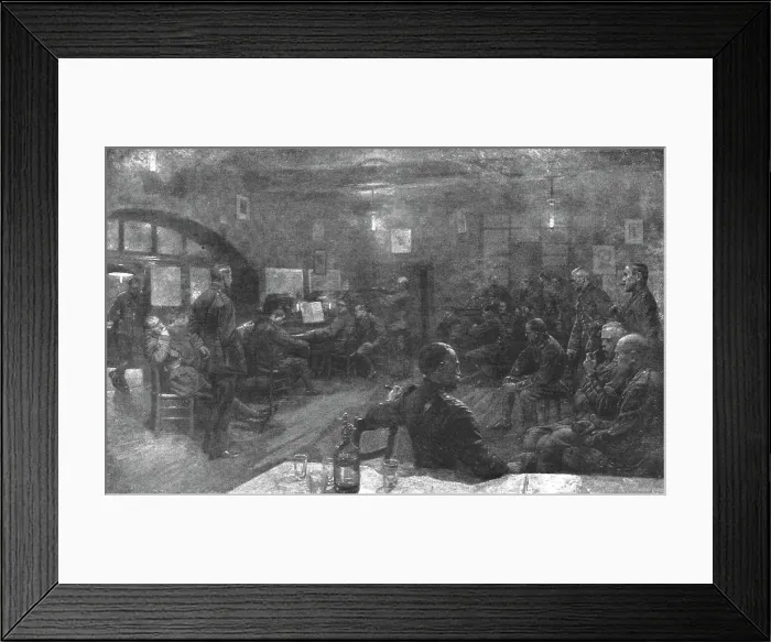 Framed Print : L'Armee Britannique dans le Nord de la France; Artists Rifles : soiree au mess des... 1916. Creator: Unknown. L'Armee Britannique dans le Nord de la France; Artists Rifles : soiree au mess des... 1916. Creator: Unknown Framed Print : L'Armee Britannique dans le Nord de la France; Artists Rifles : soiree au mess des... 1916. Creator: Unknown. L'Armee Britannique dans le Nord de la France; Artists Rifles : soiree au mess des... 1916. Creator: Unknown