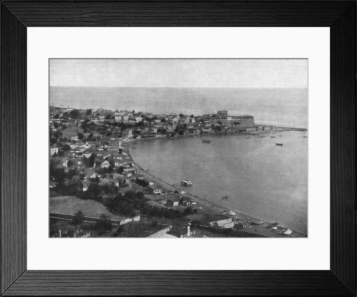 Framed Print : Le port de Trebizonde, 1916. Creator: M. Lenicque Framed Print : Le port de Trebizonde, 1916. Creator: M. Lenicque