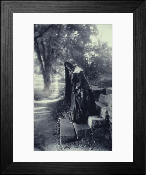 Framed Print : Calls in Cranford, c1900. Creator: Frances S. Allen Framed Print : Calls in Cranford, c1900. Creator: Frances S. Allen