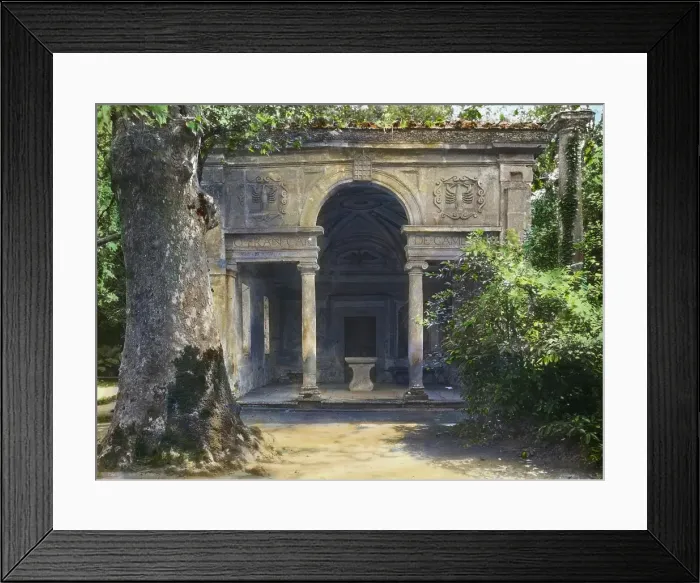Framed Print : Villa Lante, Bagnaia, Lazio, Italy, 1925. Creator: Frances Benjamin Johnston Framed Print : Villa Lante, Bagnaia, Lazio, Italy, 1925. Creator: Frances Benjamin Johnston
