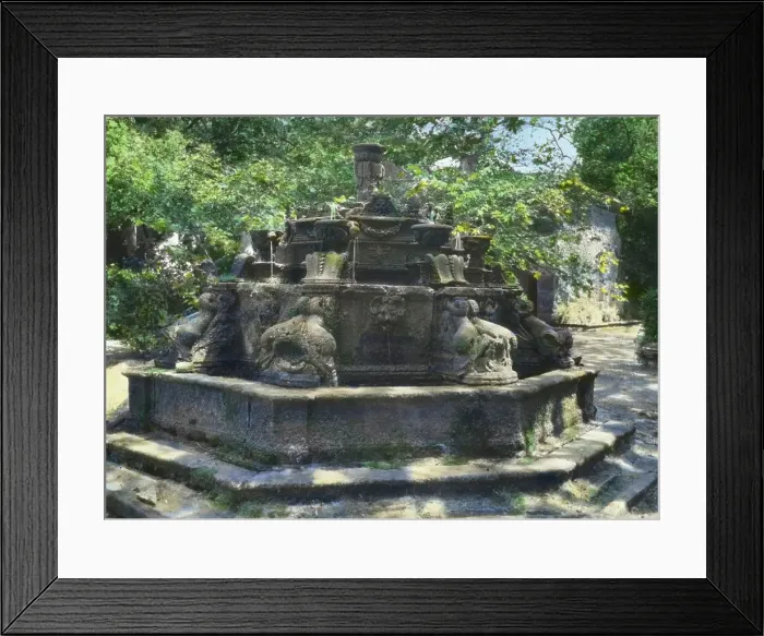 Framed Print : Villa Lante, Bagnaia, Lazio, Italy, 1925. Creator: Frances Benjamin Johnston Framed Print : Villa Lante, Bagnaia, Lazio, Italy, 1925. Creator: Frances Benjamin Johnston