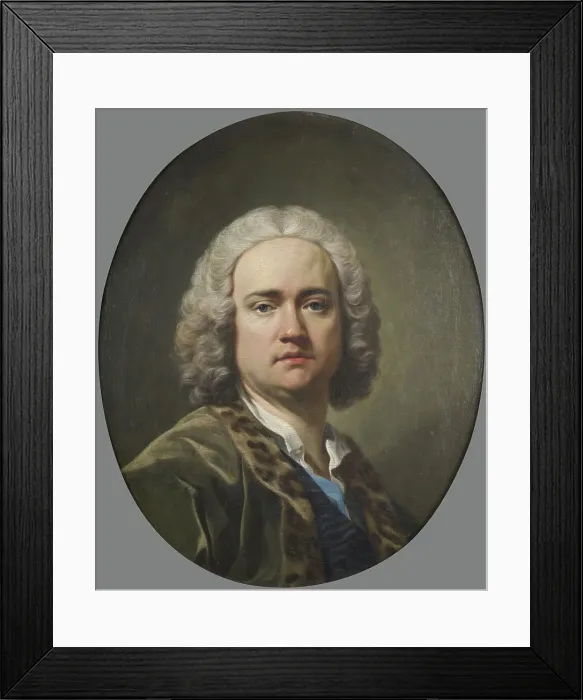 Framed Print : Autoportrait, between 1738 and 1793. Creators: Louis Michel van Loo, Alexander Roslin Framed Print : Autoportrait, between 1738 and 1793. Creators: Louis Michel van Loo, Alexander Roslin