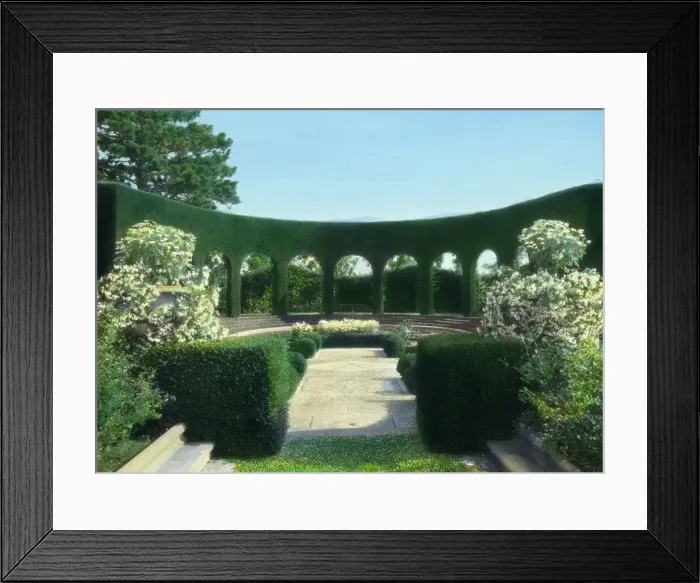 Framed Print : Villa Gamberaia, Settignano, Tuscany, Italy, 1925. Creator: Frances Benjamin Johnston Framed Print : Villa Gamberaia, Settignano, Tuscany, Italy, 1925. Creator: Frances Benjamin Johnston