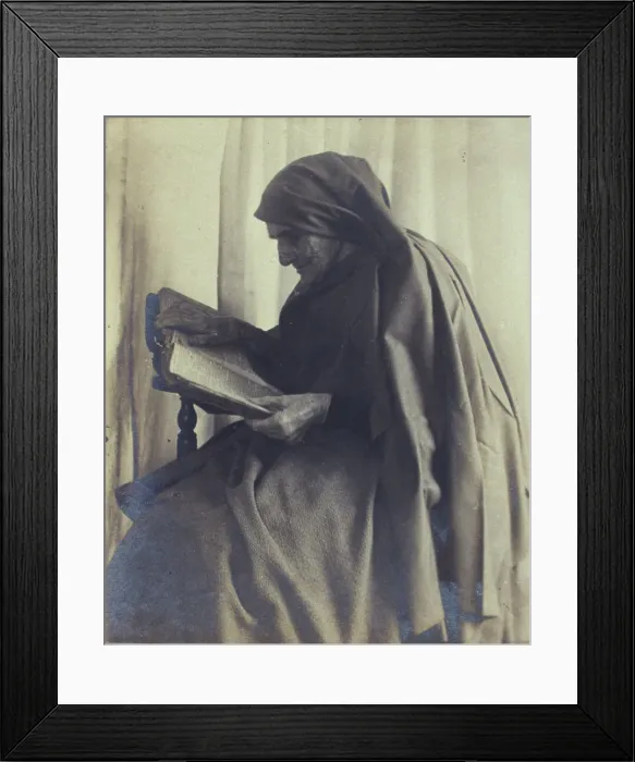 Framed Print : A New England sibyl, between 1880 and 1890. Creator: Frances S. Allen Framed Print : A New England sibyl, between 1880 and 1890. Creator: Frances S. Allen