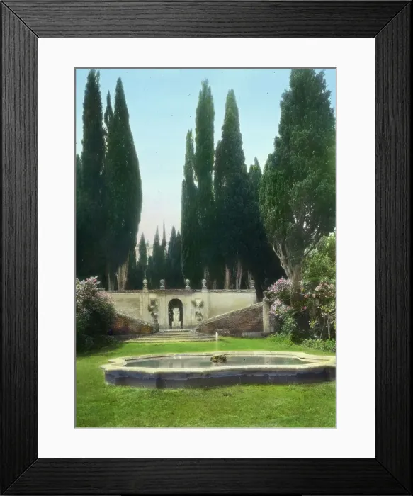 Framed Print : Villa Falconieri, Frascati, Lazio, Italy, 1925. Creator: Frances Benjamin Johnston Framed Print : Villa Falconieri, Frascati, Lazio, Italy, 1925. Creator: Frances Benjamin Johnston