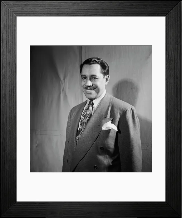 Framed Print : Portrait of Cab Calloway, Columbia studio, New York, N.Y. ca. Mar. 1947. Creator: William Paul Gottlieb Framed Print : Portrait of Cab Calloway, Columbia studio, New York, N.Y. ca. Mar. 1947. Creator: William Paul Gottlieb