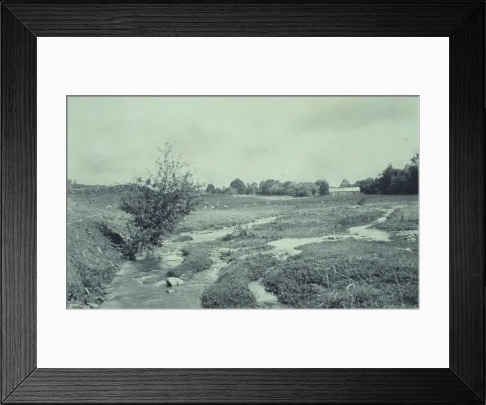 Framed Print : The brook, 1895. Creator: Wallace C. Babcock Framed Print : The brook, 1895. Creator: Wallace C. Babcock