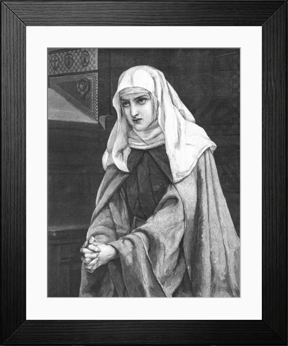 Framed Print : Isabella one of Shakespeare's Heroines; after FWW Topham, R.I. 1890. Creator: Unknown. Isabella one of Shakespeare's Heroines; after FWW Topham, R.I. 1890. Creator: Unknown Framed Print : Isabella one of Shakespeare's Heroines; after FWW Topham, R.I. 1890. Creator: Unknown. Isabella one of Shakespeare's Heroines; after FWW Topham, R.I. 1890. Creator: Unknown
