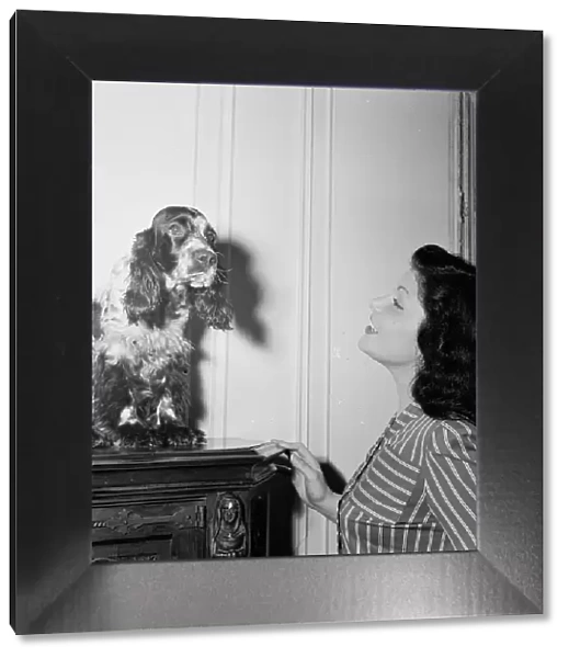 Portrait of Lilyann Carol, New York, N.Y. ca. Oct. 1946. Creator: William Paul Gottlieb