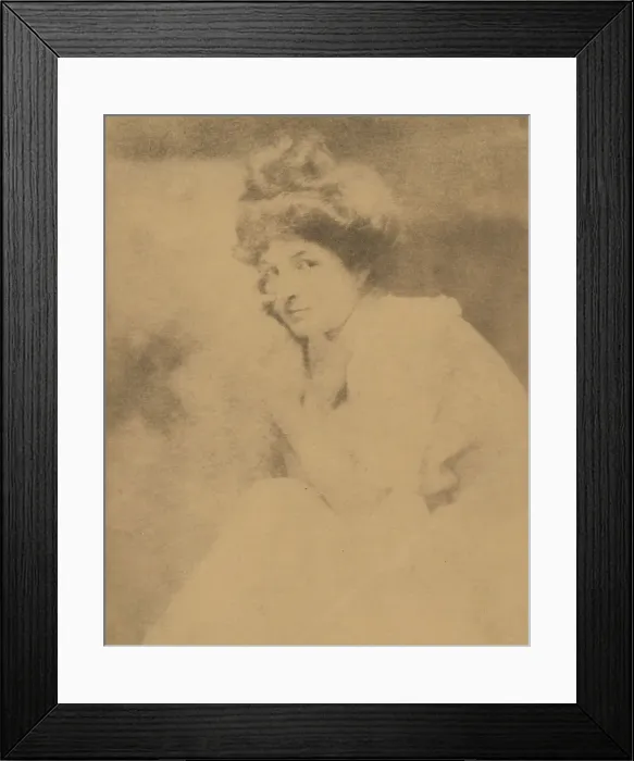 Framed Print : Portrait of Miss K, c1900. Creator: Zaida Ben-Yusuf Framed Print : Portrait of Miss K, c1900. Creator: Zaida Ben-Yusuf