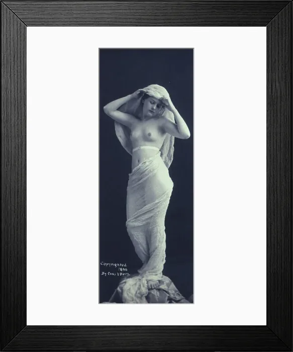 Framed Print : Night, c1896. Creator: Charles I. Berg Framed Print : Night, c1896. Creator: Charles I. Berg
