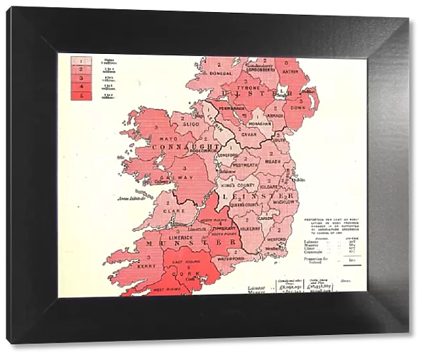 The Graphic Statistical Maps of Ireland; Agriculture 1885, 1886. Creator: Unknown
